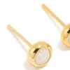 770-waterproof-gold-plated-stainless-steel-opal-october-birthstone-bezel-set-stud-earrings-4.webp Waterproof Gold Plated Stainless Steel Opal October Birthstone Bezel Set Stud Earrings