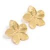 78-waterproof-gold-plated-stainless-steel-textured-flower-stud-earrings-2.webp Waterproof Gold Plated Stainless Steel Textured Flower Stud Earrings