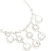 784-silver-diamante-multi-drop-necklace-1.webp Silver Diamante Multi Drop Necklace