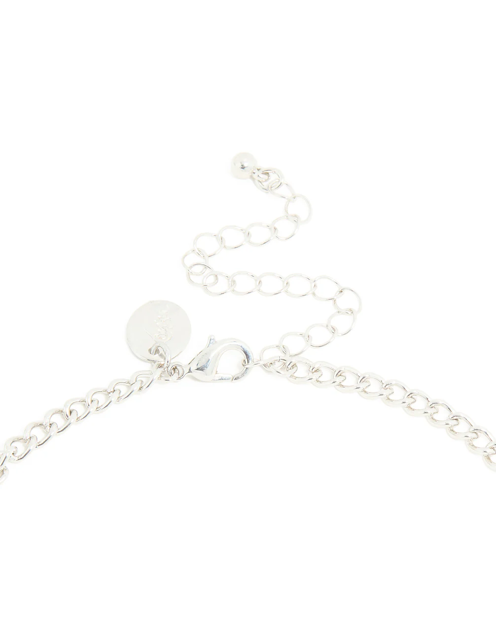 784-silver-diamante-multi-drop-necklace-3.webp Silver Diamante Multi Drop Necklace