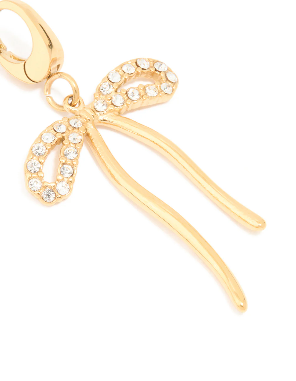 788-waterproof-gold-plated-stainless-steel-pave-cubic-zirconia-bow-charm-2.webp Waterproof Gold Plated Stainless Steel Pavé Cubic Zirconia Bow Charm