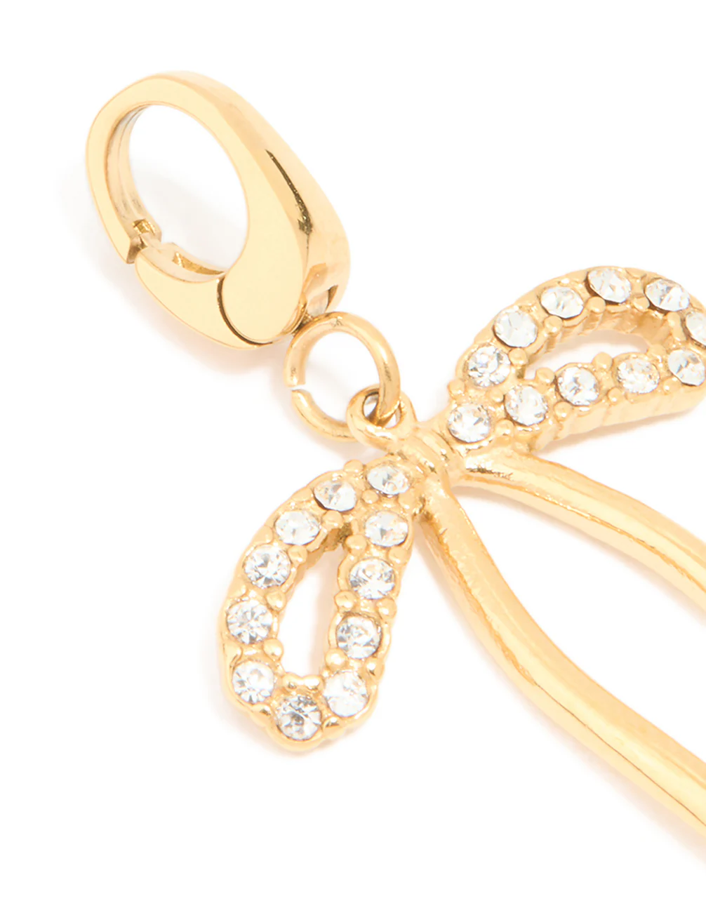 788-waterproof-gold-plated-stainless-steel-pave-cubic-zirconia-bow-charm-3.webp Waterproof Gold Plated Stainless Steel Pavé Cubic Zirconia Bow Charm
