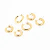Waterproof Gold Plated Stainless Steel Thick Earrings 3-Pack