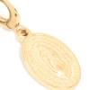 Waterproof Gold Plated Stainless Steel Mary Disc Charm
