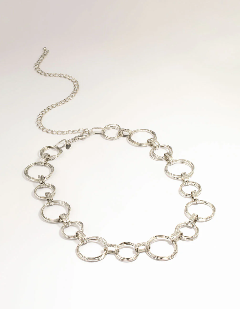 793-silver-mixed-circle-link-belt-2.webp Silver Mixed Circle Link Belt