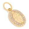 794-waterproof-gold-plated-stainless-steel-cubic-zirconia-mary-charm-1.webp Waterproof Gold Plated Stainless Steel Cubic Zirconia Mary Charm