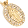 794-waterproof-gold-plated-stainless-steel-cubic-zirconia-mary-charm-3.webp Waterproof Gold Plated Stainless Steel Cubic Zirconia Mary Charm