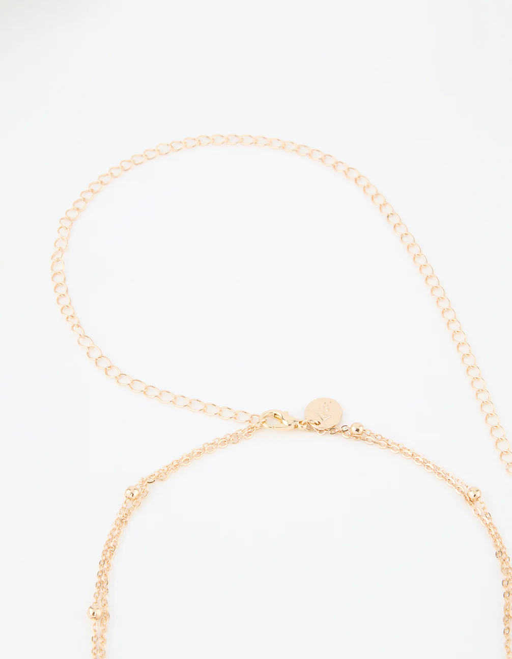 796-gold-pearl-ball-layered-body-chain-2.webp Gold Pearl & Ball Layered Body Chain