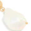 Waterproof Gold Plated Stainless Steel Freshwater Pearl Charm