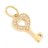 804-waterproof-gold-plated-stainless-steel-cubic-zirconia-heart-key-charm-1.webp Waterproof Gold Plated Stainless Steel Cubic Zirconia Heart & Key Charm