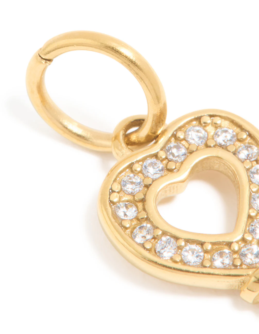 804-waterproof-gold-plated-stainless-steel-cubic-zirconia-heart-key-charm-2.webp Waterproof Gold Plated Stainless Steel Cubic Zirconia Heart & Key Charm