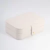 Cream Faux Leather Vanity Jewellery Box