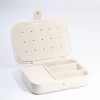 Cream Faux Leather Vanity Jewellery Box