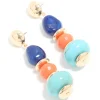 811-gold-blue-orange-acrylic-beaded-drop-stud-earrings-1.webp Gold Blue & Orange Acrylic Beaded Drop Stud Earrings