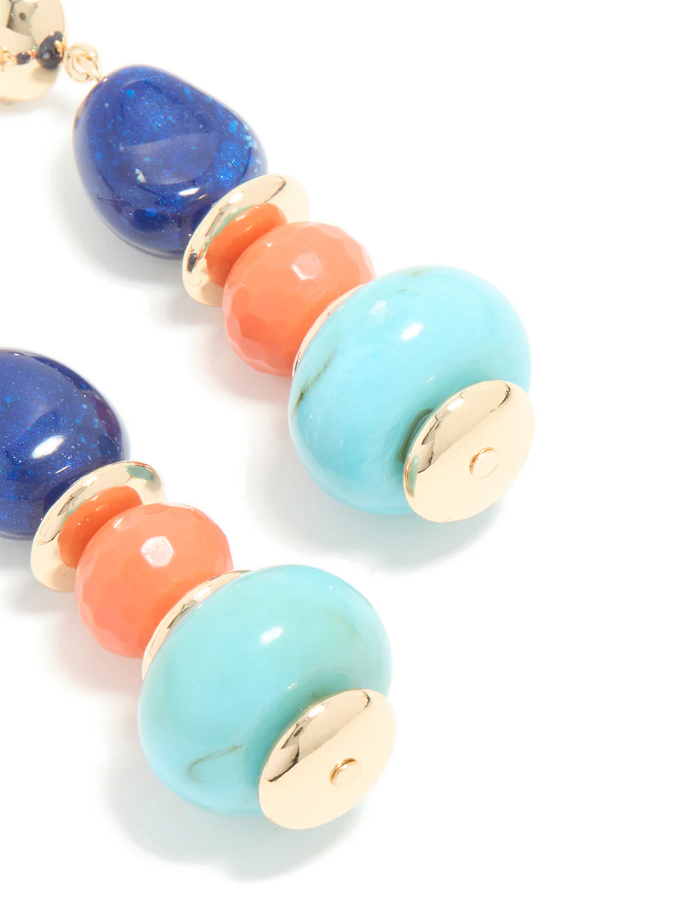 811-gold-blue-orange-acrylic-beaded-drop-stud-earrings-5.webp Gold Blue & Orange Acrylic Beaded Drop Stud Earrings