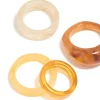 817-brown-white-acrylic-cigar-bubble-rings-6-pack-2.webp Brown & White Acrylic Cigar Bubble Rings 6-Pack