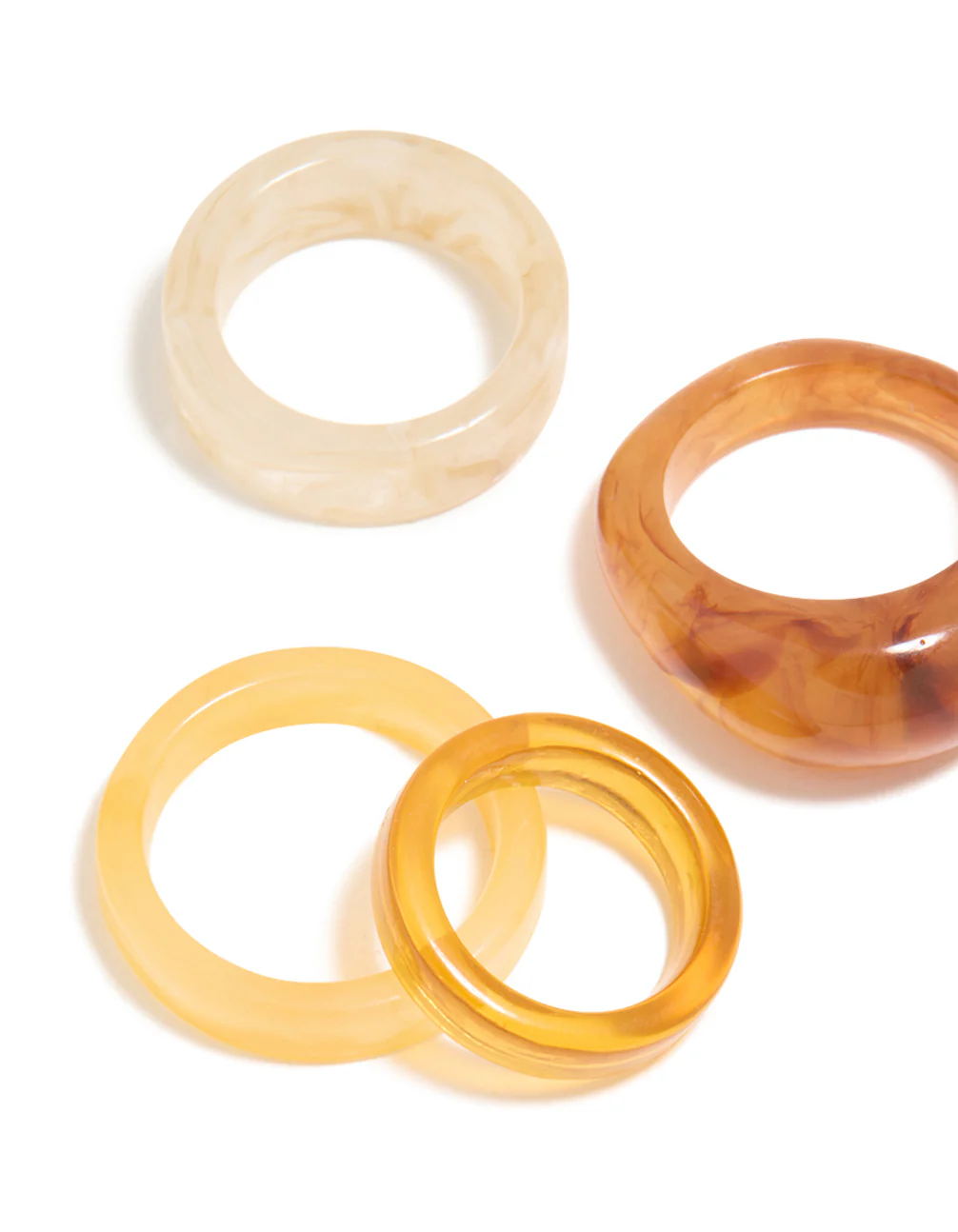 817-brown-white-acrylic-cigar-bubble-rings-6-pack-2.webp Brown & White Acrylic Cigar Bubble Rings 6-Pack