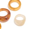 817-brown-white-acrylic-cigar-bubble-rings-6-pack-3.webp Brown & White Acrylic Cigar Bubble Rings 6-Pack