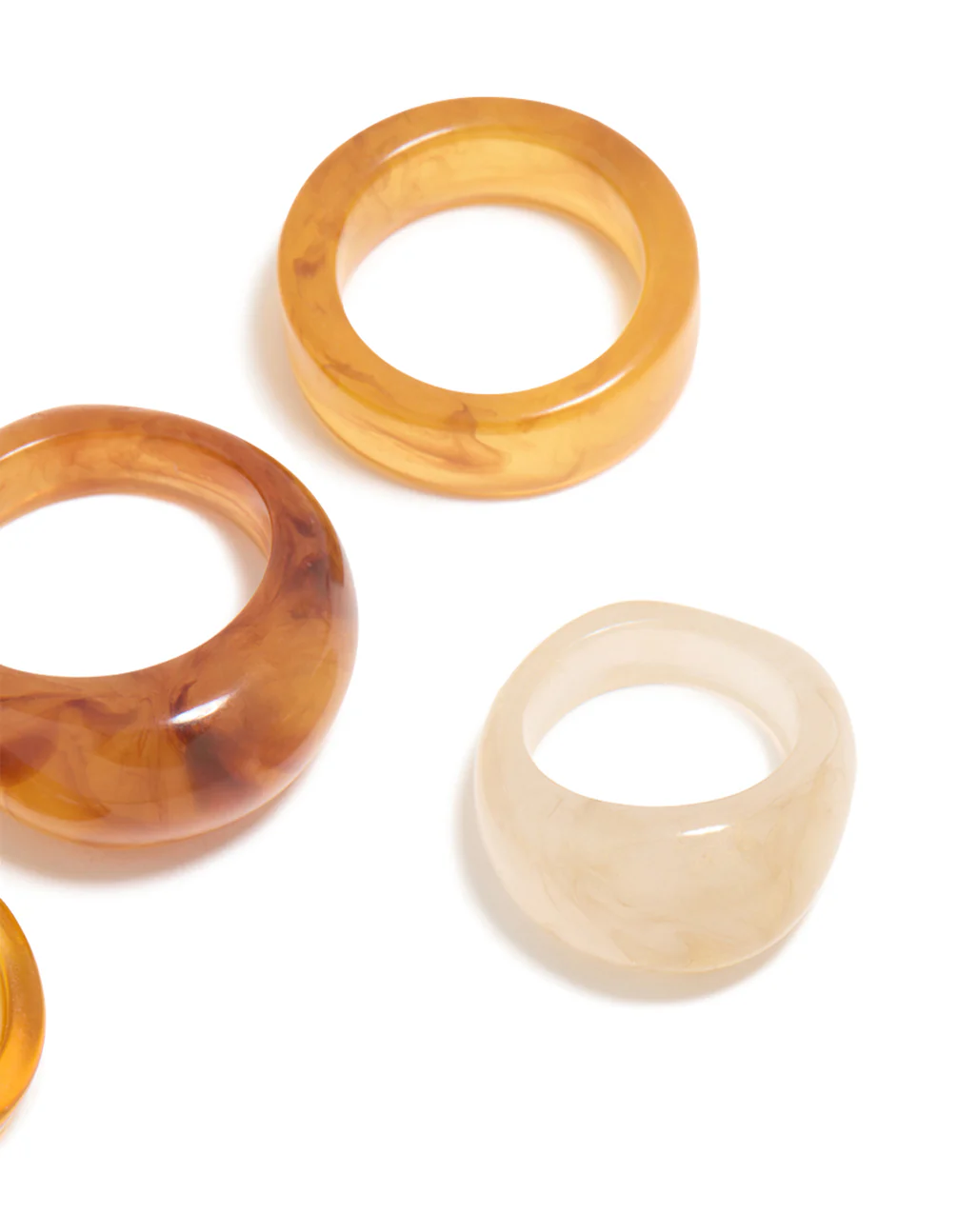 817-brown-white-acrylic-cigar-bubble-rings-6-pack-3.webp Brown & White Acrylic Cigar Bubble Rings 6-Pack