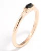 Black Oval Stone Ring