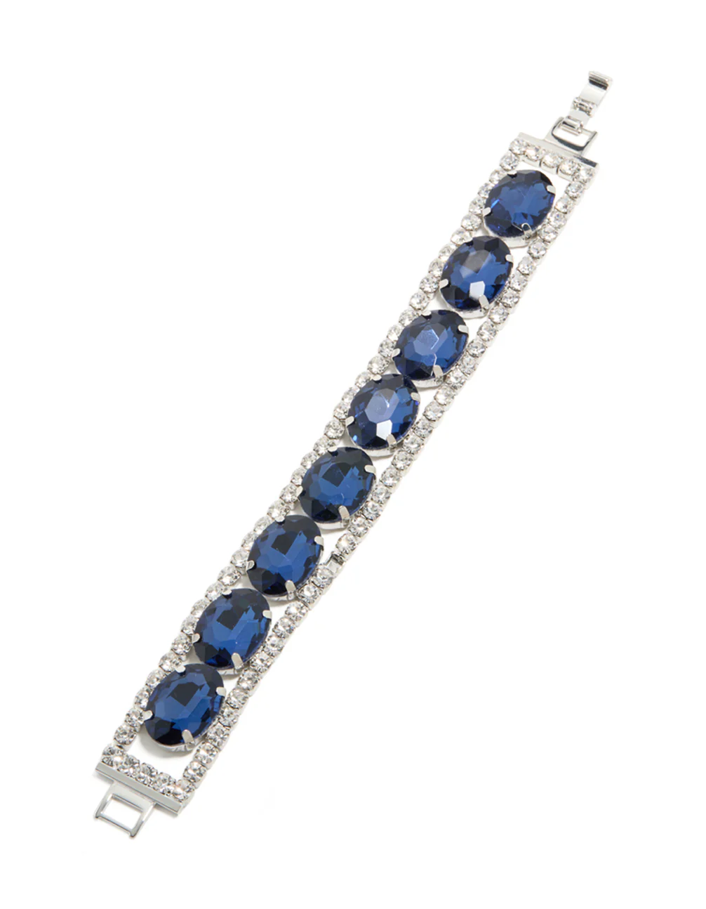 83-silver-blue-large-diamantes-bracelet-4.webp Silver Blue Large Diamantes Bracelet