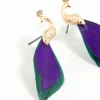 831-blue-green-feather-mini-peacock-earrings-2.webp Blue Green Feather Mini Peacock Earrings
