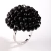 Coated Metal Facet Dome Ring