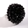 Coated Metal Facet Dome Ring
