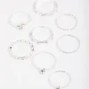 Diamante Chain Ring Stack Pack