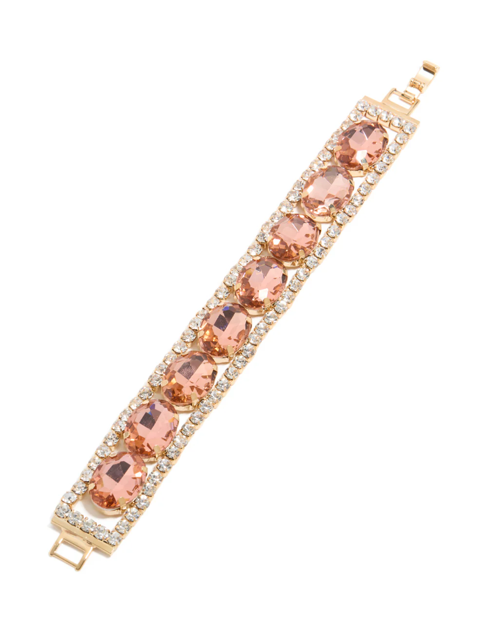 84-silver-pink-clear-diamantes-bracelet-4.webp Silver Pink & Clear Diamantes Bracelet