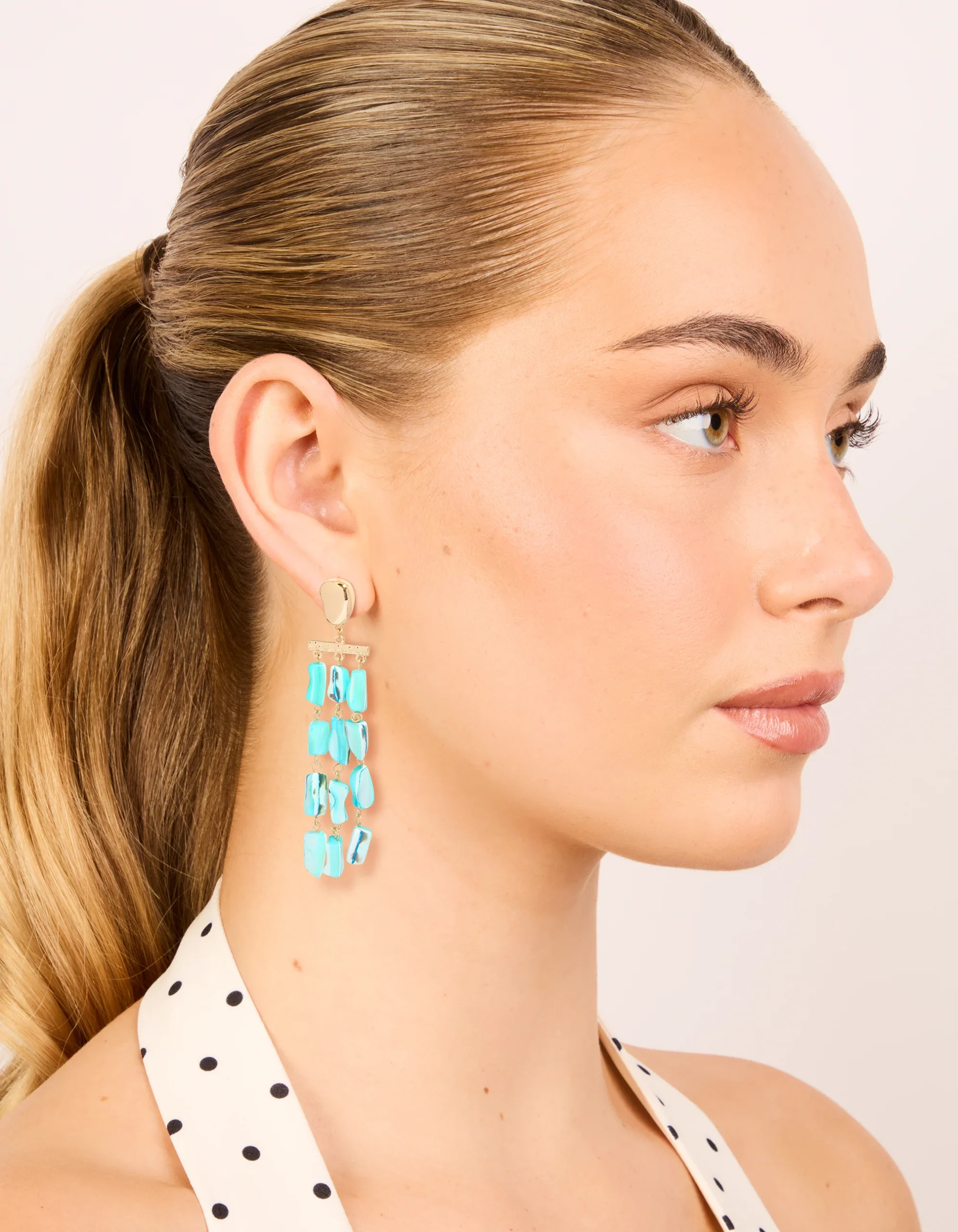 848-gold-aqua-marbled-beaded-layered-drop-earrings-3.webp Gold Aqua Marbled Beaded Layered Drop Earrings