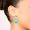 856-gold-blue-enamel-blue-beaded-round-drop-earrings-1.webp Gold Blue Enamel & Blue Beaded Round Drop Earrings