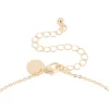 Gold Cubic Zirconia Floral Pear Y-Necklace