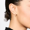 901-gold-fine-textured-hoop-earrings-2.webp Gold Fine Textured Hoop Earrings