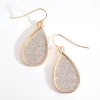 902-gold-glitter-tear-drop-earrings-1.webp Gold Glitter Tear Drop Earrings