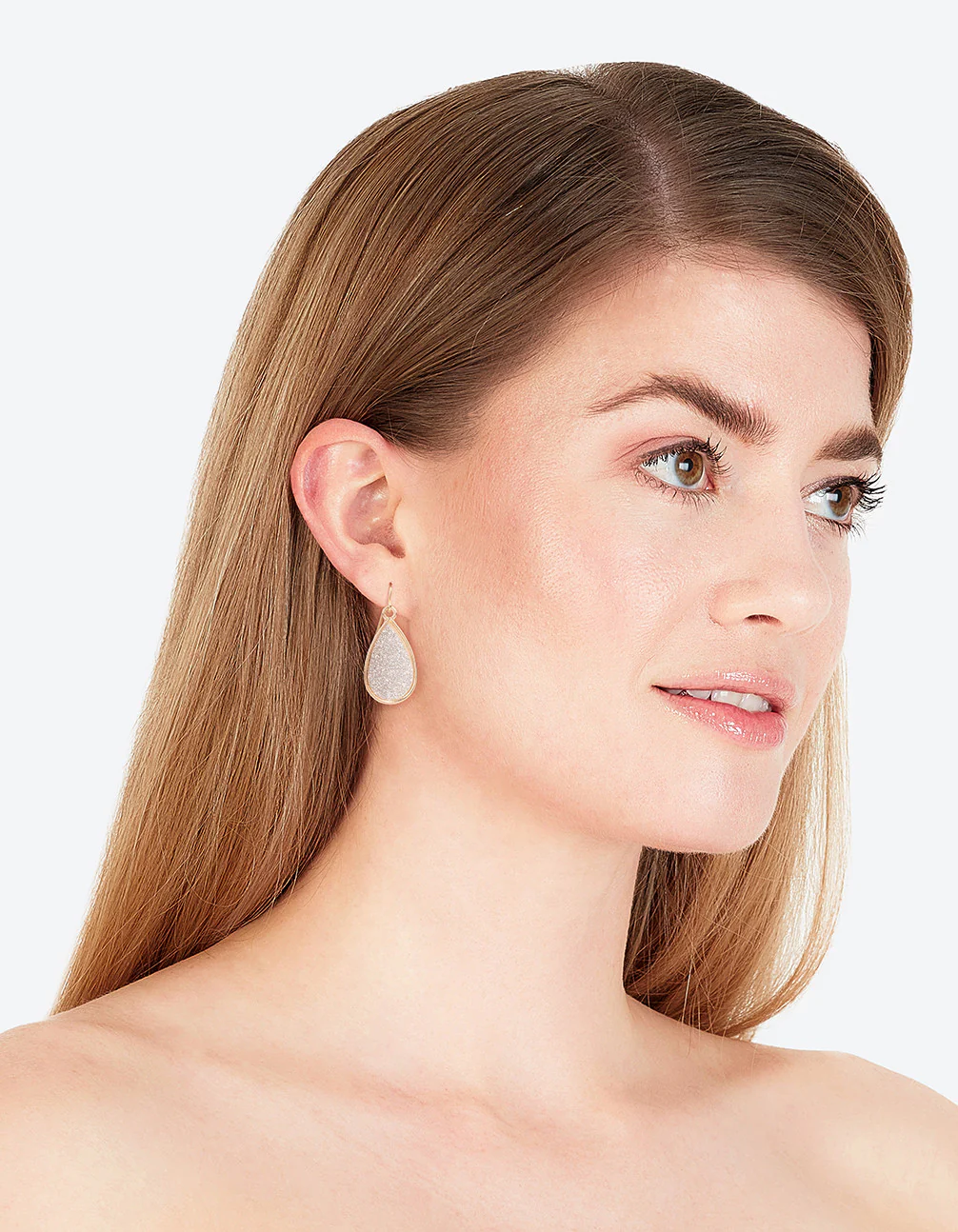 902-gold-glitter-tear-drop-earrings-3.webp Gold Glitter Tear Drop Earrings