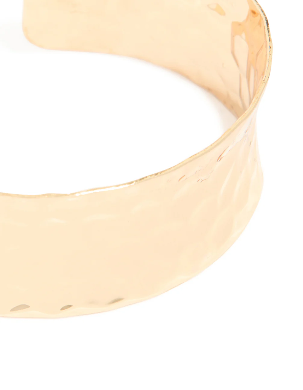 908-gold-hammered-open-wrist-cuff-4.webp Gold Hammered Open Wrist Cuff