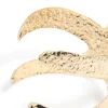 Gold Hammered Starfish Wrap Wrist Cuff