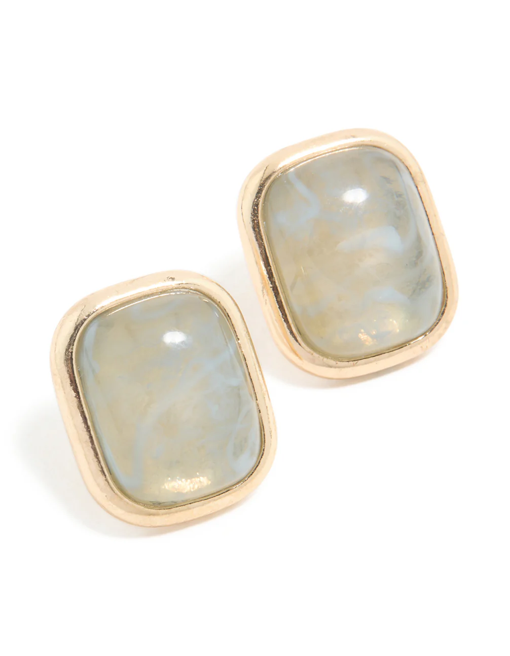 917-gold-marbled-stone-rectangle-stud-earrings-1.webp Gold Marbled Stone Rectangle Stud Earrings