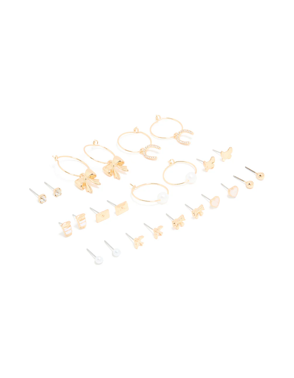 924-gold-pearl-diamante-coffee-earrings-12-pack-1.webp Gold Pearl Diamante & Coffee Earrings 12-Pack