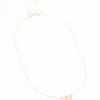Gold Plated Cubic Zirconia Butterfly Necklace