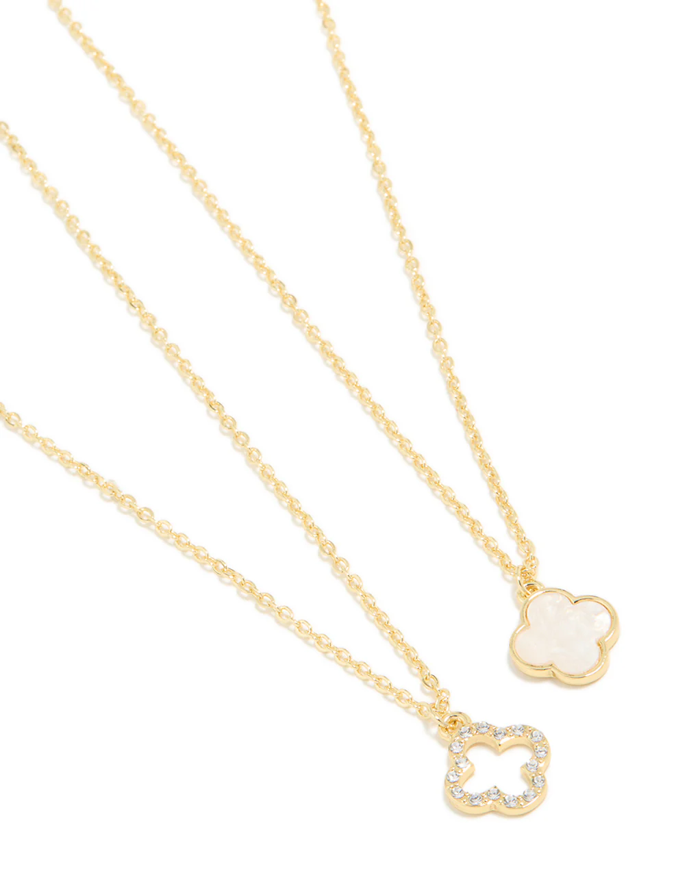 942-gold-plated-flower-necklaces-2-pack-1.webp Gold Plated Flower Necklaces 2-Pack