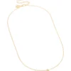 Gold Plated Green Aventurine Semi-Precious Cubic Zirconia Doughnut Necklace