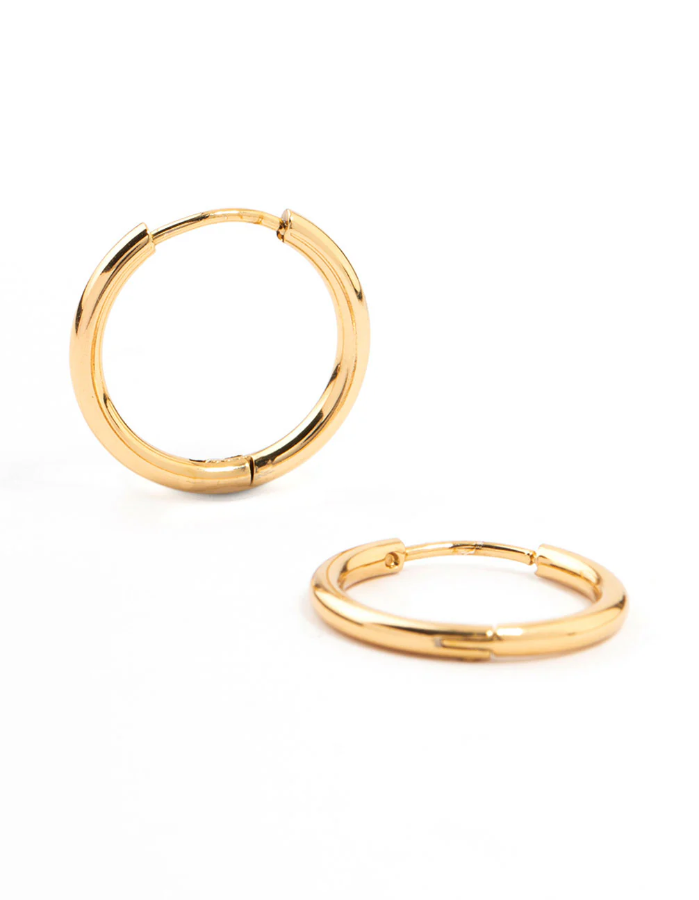 948-gold-plated-stainless-steel-thin-clicker-hoop-earrings-18mm-1.webp Gold Plated Stainless Steel Thin Clicker Hoop Earrings 18mm