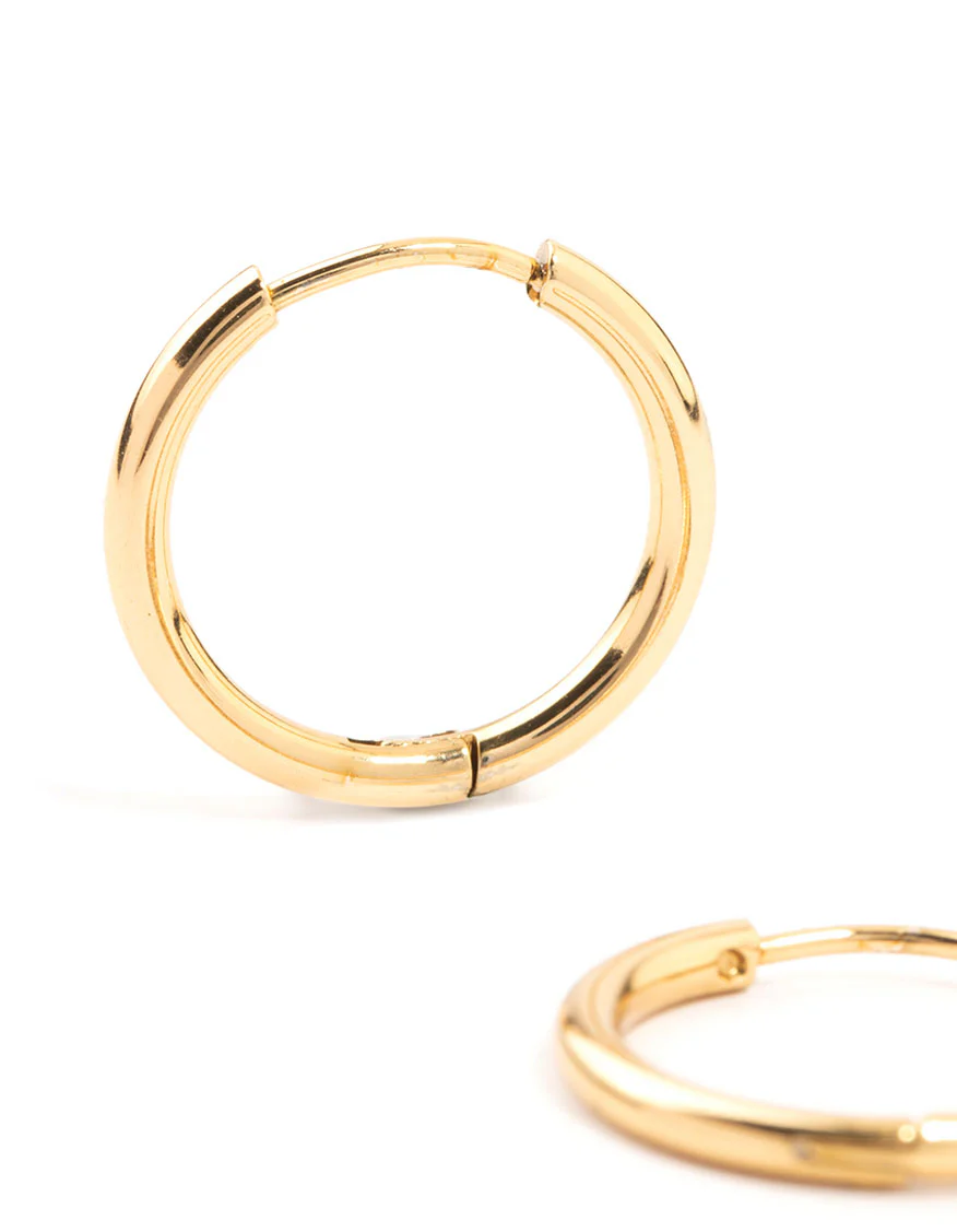 948-gold-plated-stainless-steel-thin-clicker-hoop-earrings-18mm-4.webp Gold Plated Stainless Steel Thin Clicker Hoop Earrings 18mm