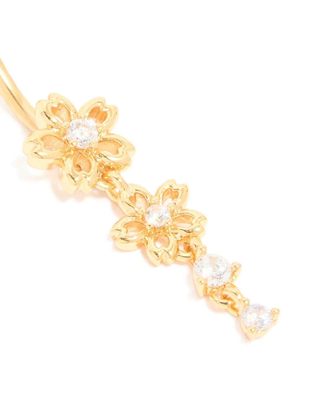 950-gold-plated-surgical-steel-cubic-zirconia-double-flower-belly-bar-2.webp Gold Plated Surgical Steel Cubic Zirconia Double Flower Belly Bar