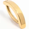 Gold Plated Surgical Steel Plain Curved Belly Ring