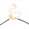 952-gold-plated-swirl-pendant-cord-necklace-5.webp Gold Plated Swirl Pendant Cord Necklace