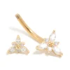 955-gold-plated-titanium-diamante-double-dainty-flower-belly-bar-3.webp Gold Plated Titanium Diamante Double Dainty Flower Belly Bar