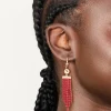 960-gold-red-diamante-ball-cup-chain-drop-earrings-1.webp Gold Red Diamante Ball Cup Chain Drop Earrings